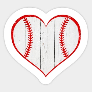 Love BASEBALL Sticker